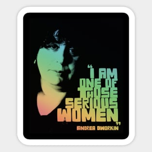 Serious Women Sticker